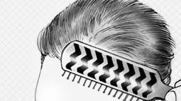 Brushing the worn system into a natural, everyday style